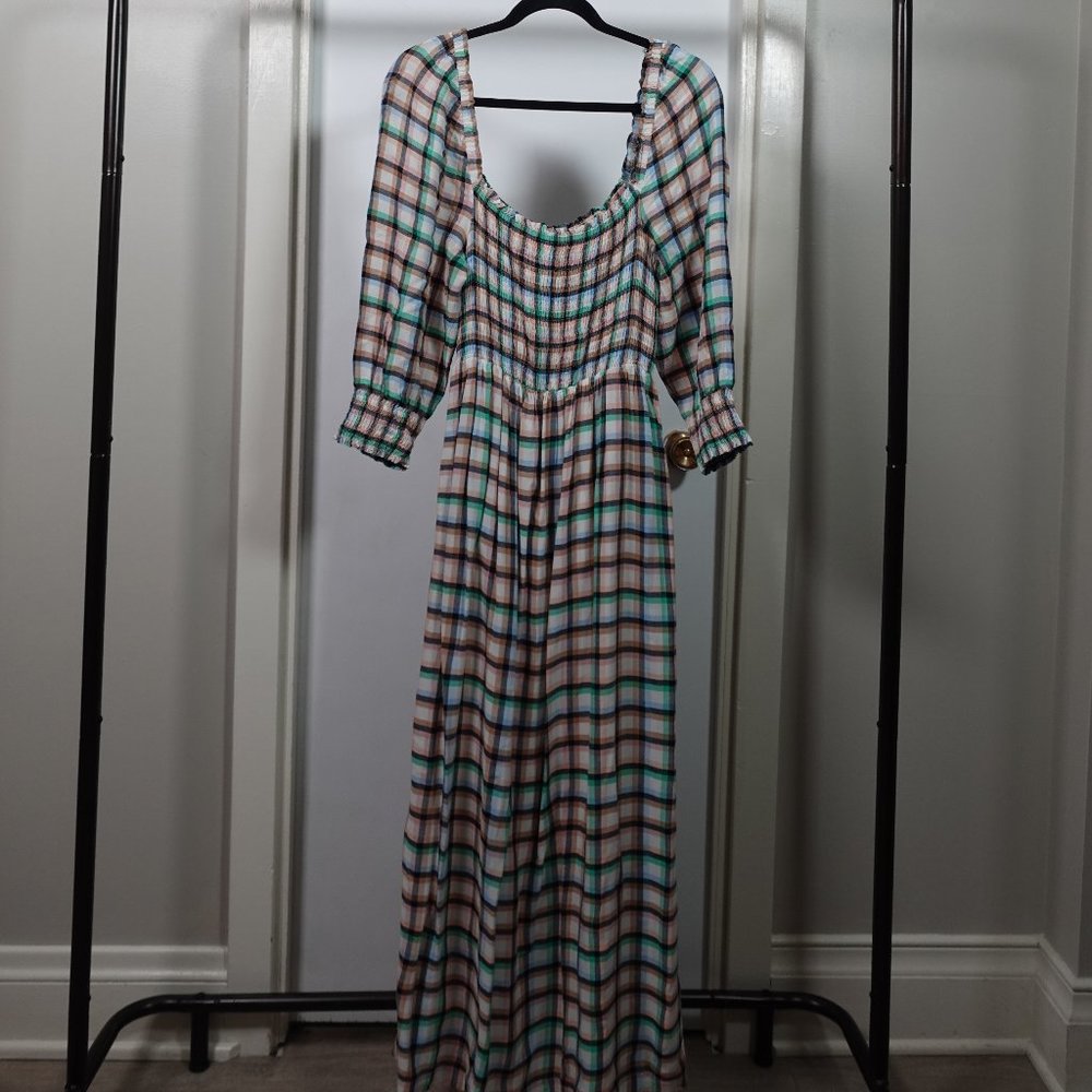 Maeve by Anthropologie plaid dress size small